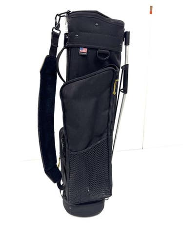 Used BLACK Mens Stand Bag Black 11860-S000300131