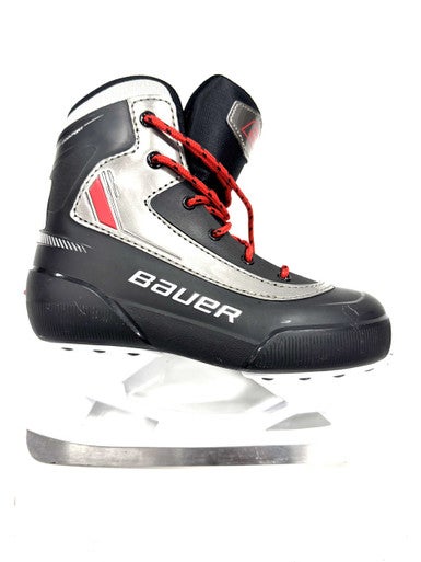 Used Bauer EXPEDITION Boys Softboot Skate Black Junior 01 11860-S000300165