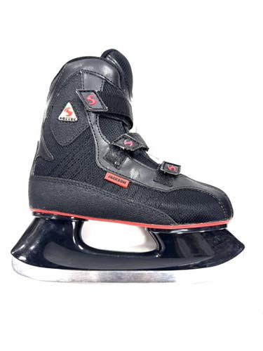 Used Jackson SOFTEC Boys Softboot Skate Black Junior 02 11860-S000300169