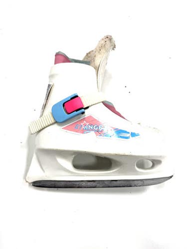 Used Bauer LIL ANGEL 10/11 Girls Softboot Skate White Youth 11.0 11860-S000265459