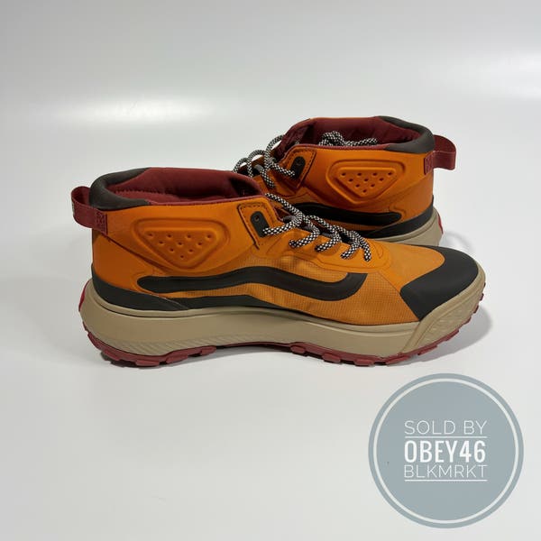 Vans MTE Crosspath Mid Men\'s Hiking Shoes Marmalade Orange Brown Size 11.5 New VANS MTE Crosspath Mid All-Terrain Shoes Marmalade Orange  main image 4