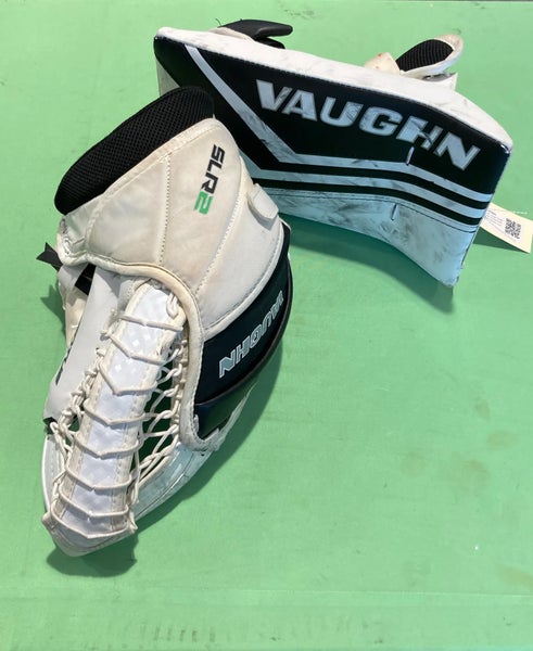 Used Youth Vaughn SLR2 Regular Goalie Glove & Blocker