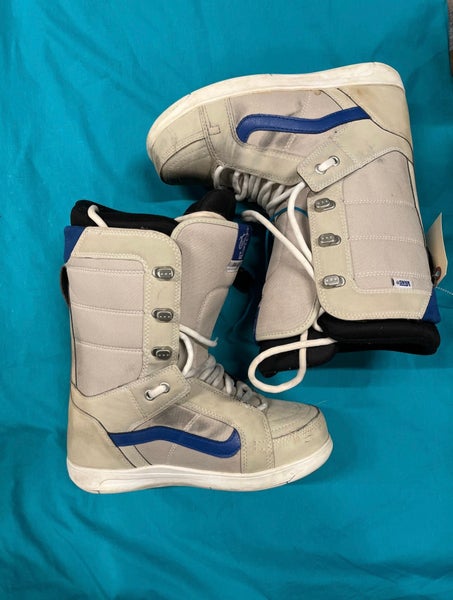 Men's Size M 8.5 (W 9.5) Vans Hi-Standard Snowboard Boots All Mountain (Used)