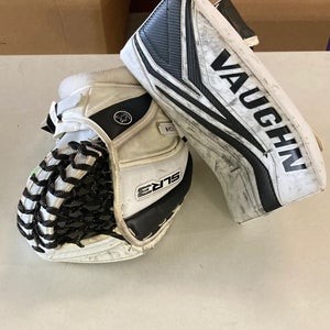 Used Senior Vaughn SLR3 Pro Carbon Regular Goalie Glove & Blocker