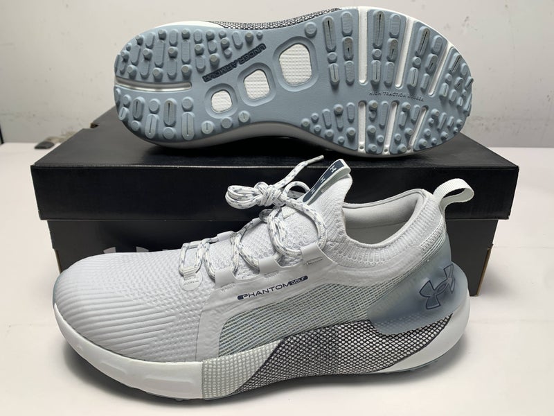 Under Armour Phantom Waterproof Golf Shoes Grey Men's SZ 10.5 (3027485-101)