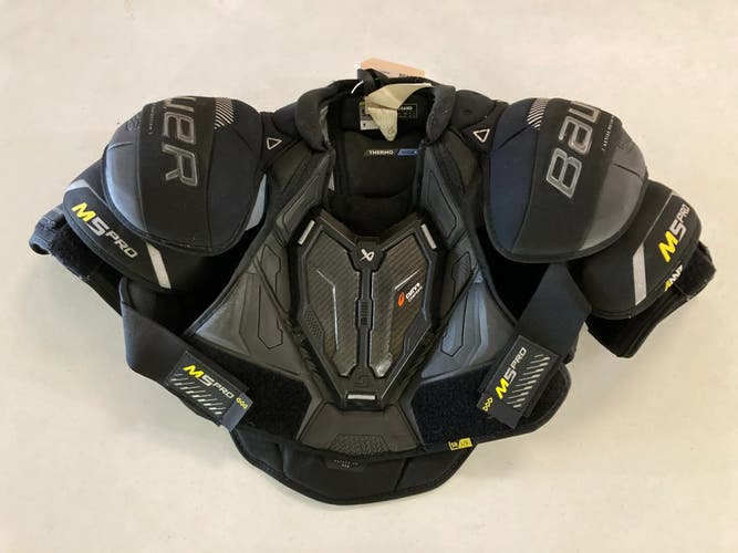 Used Senior Large Bauer Supreme M5 Pro Shoulder Pads