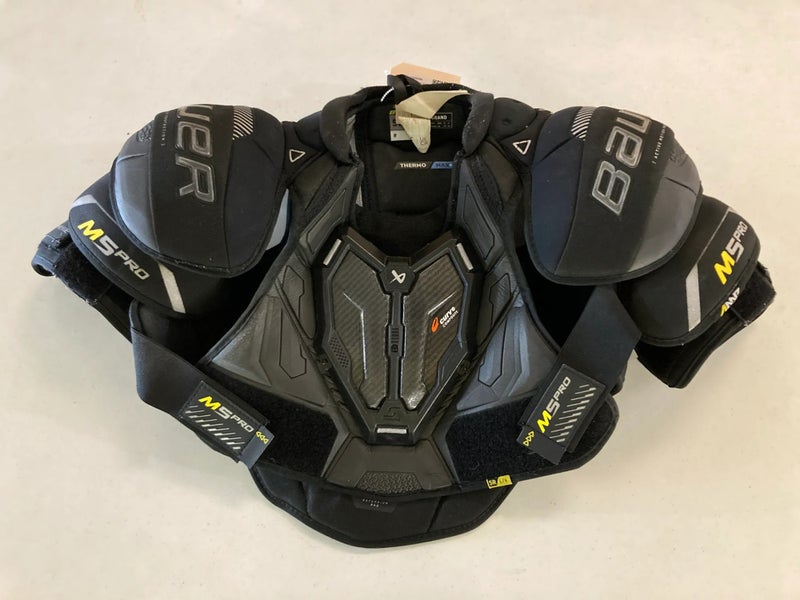 Used Senior Large Bauer Supreme M5 Pro Shoulder Pads