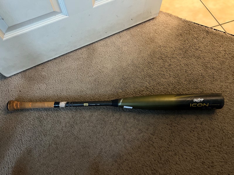 2023 Rawlings Icon Composite BBCOR Certified Bat (-3) 31 oz 34" (Used)