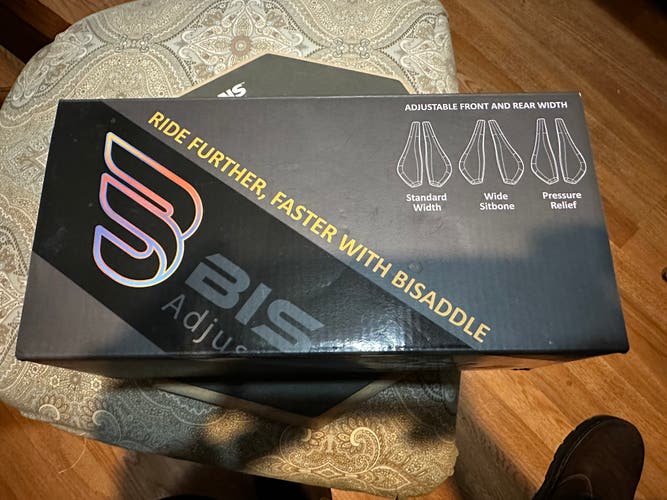 BiSaddle SRT 2.0 Adjustable Bicycle Saddle Noseless with Titanium Rails (new)