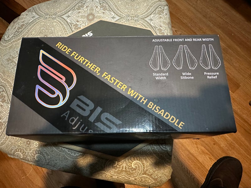 BiSaddle SRT 2.0 Adjustable Bicycle Saddle Noseless with Titanium Rails (new)