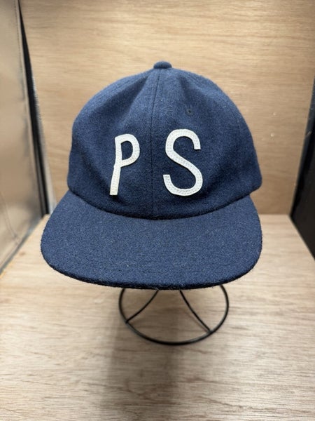 Poler Hat Cap Strapback Navy Blue Wool Blend PS Camp Stuff Skater Adjustable