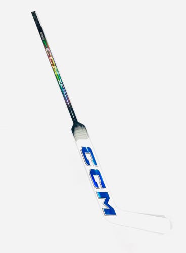 New 23.5” CCM XF Pro (Pro Stock) Goalie Stick (blue/white) - Regular, P31