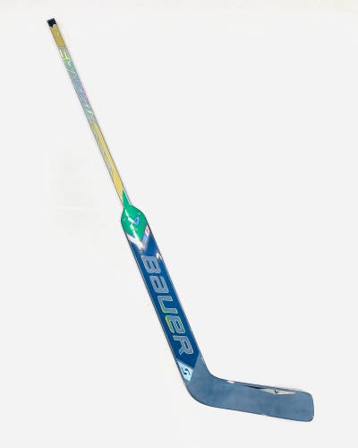 New 25" Bauer Supreme Shadow Pro Stock Goalie Stick (blue/gold/green) - Regular, P31