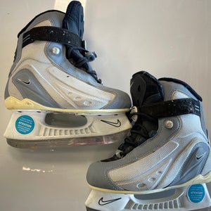 Used Nike NIKE SKATES 3W Girls Softboot Skate Carolina Blue Junior 03 11860-S000300221