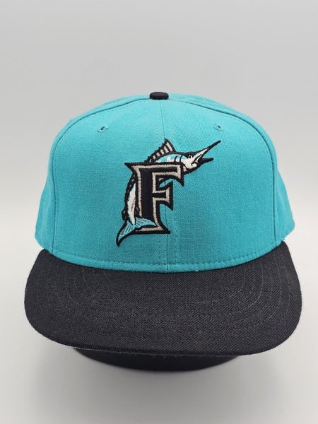 Vintage Florida Marlins Diamond Collection New Era 5950 Pro fitted Hat Sz 7 3/8