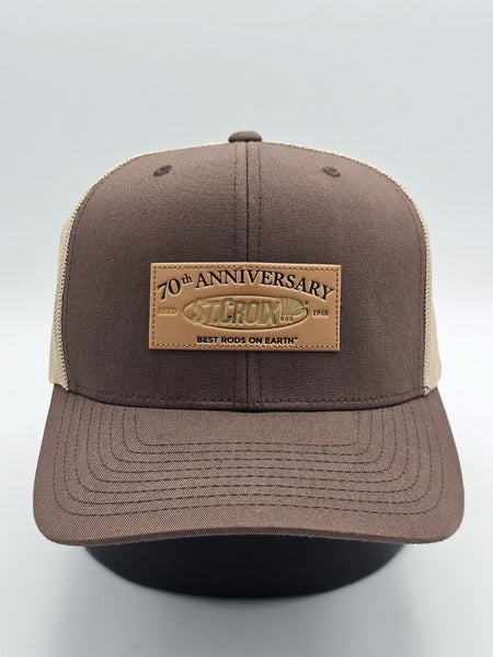 St. Croix 70th Anniversary Fishing Best Rod On Earth Mesh Patch Hat Cap Snapback