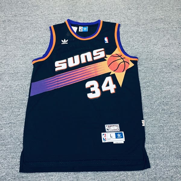 Charles Barkley Phoenix Suns Basketball Jersey #34 Size Large