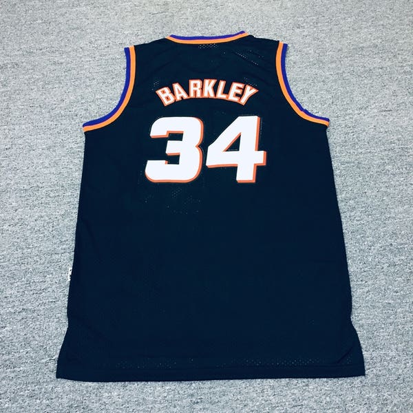 Charles Barkley Phoenix Suns Basketball Jersey #34 Size Large