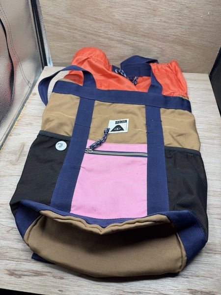 POLER OUTDOOR STUFF tote pack Backpack rucksack cinch sack 24L EUC Large brown