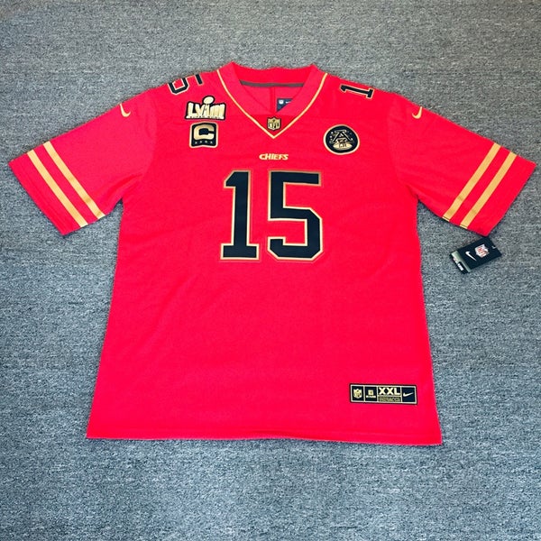 Camiseta Kansas City Chiefs Roja - #15 Mahomes Size XXL