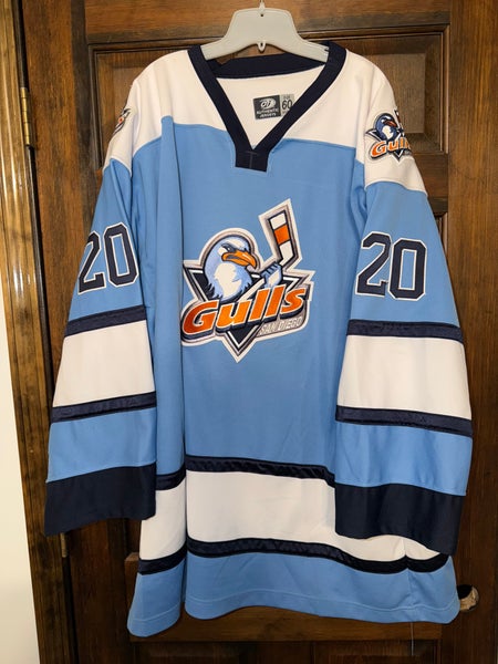 USED SAN DIEGO GULLS HOCKEY JERSEY SIZE 60 Goalie Cut