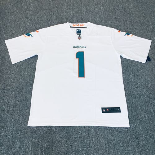 Tua Tagovailoa #1 Miami Dolphins Stitched Football Jersey Size XL