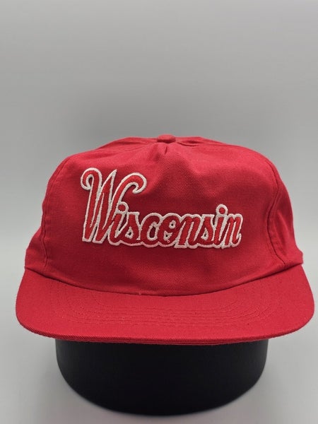 NEW Vintage Wisconsin Badgers NCAA College Sports Hat Universal Cap Snapback