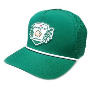NEW 2025 Pins & Aces Augusta Green Rope Snapback Golf Hat/Cap