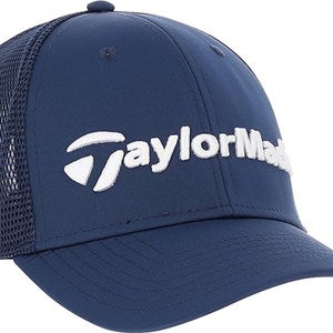 NEW TaylorMade Performance Cage Navy Fitted S/M Golf Hat/Cap