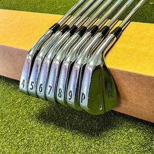 Right Handed Titleist MB 710 Forged Irons 4-PW S300 Stiff Flex Steel Golf Set