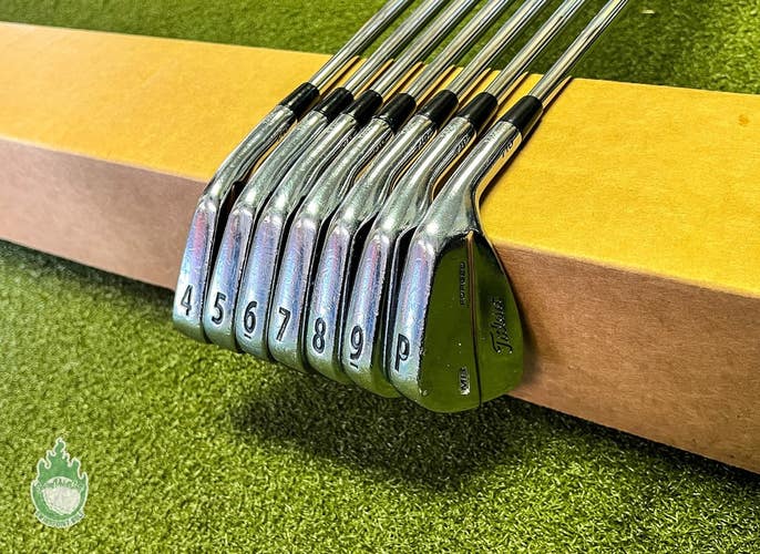 Right Handed Titleist MB 710 Forged Irons 4-PW S300 Stiff Flex Steel Golf Set