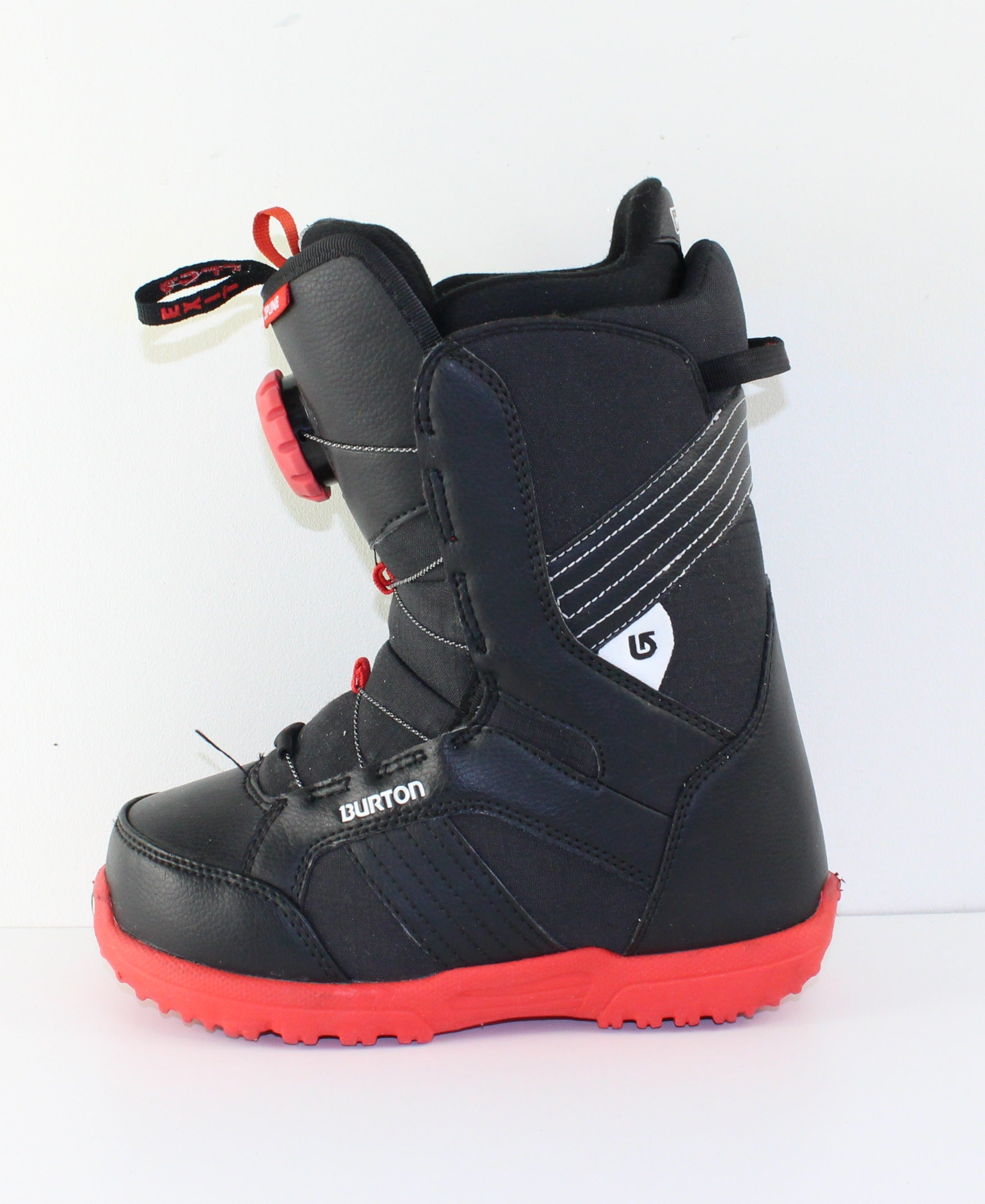 美品　BURTON Zipline BOA Kids22cm Burton Zipline Boa Snowboard Boots (Used) Kid's 4Y (Big Kids