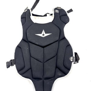 Used All-Star CHEST PROTECTOR Catchers Chest Protector Black Intermed 11860-S000299831