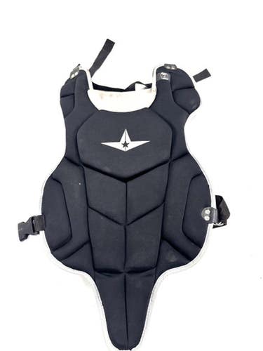 Used All-Star CHEST PROTECTOR Catchers Chest Protector Black Intermed 11860-S000299831
