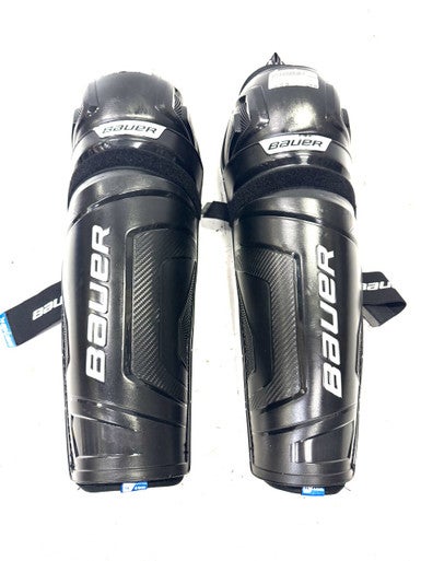 Used Bauer X Senior Shin Guards Black 16" 11860-S000298305