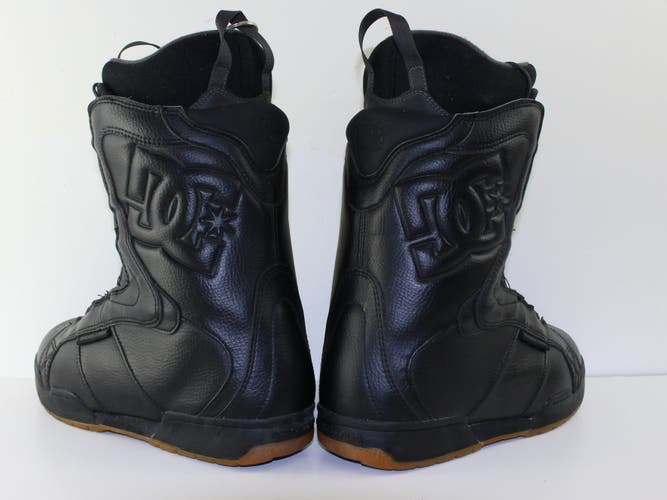 DC Black Leather BOA Snowboard Boots (Used) Men 8 US