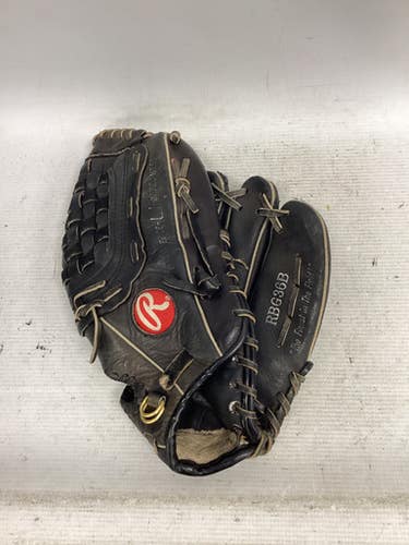 Used Rawlings RGB36B BB/SB Glove RH Throw Black 12" 11851-S000039594