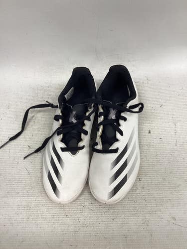 Used Adidas Soccer Indoor Shoes White Junior 02.5 11851-S000039591