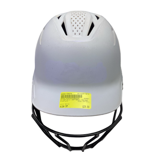 Used Evoshield SOFTBALL Batting Helmet w/Mask White SM 11613-S000170870