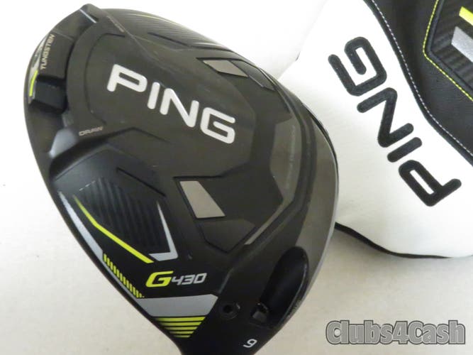 PING G430 LST Driver 9° Mitsubishi Kai'li White 60 X-Flex +Cover  Near MINT
