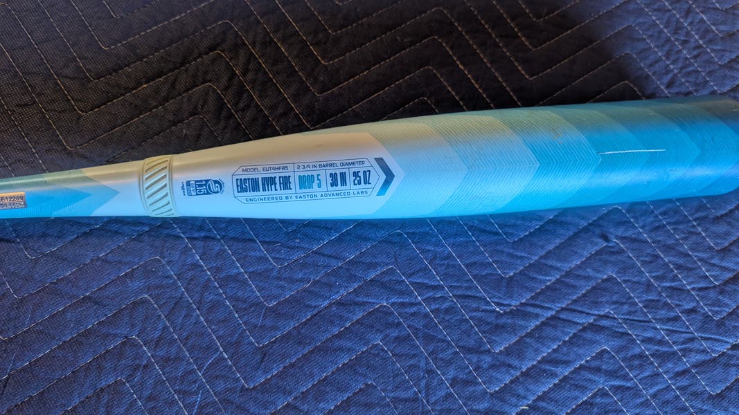 Batte Easton Hype Fire Arctic Flame Drop 5 - 30/25 - Édition Limitée USSSA 2025