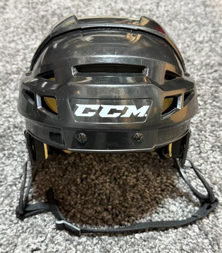 CCM Vector V08 Black Helmet Pro Stock Pittsburgh Penguins (Used)