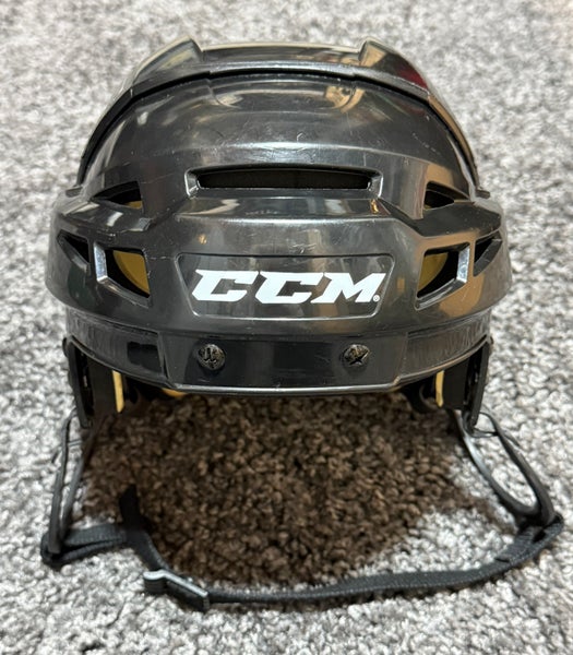 CCM Vector V08 Black Helmet Pro Stock Pittsburgh Penguins (Used)