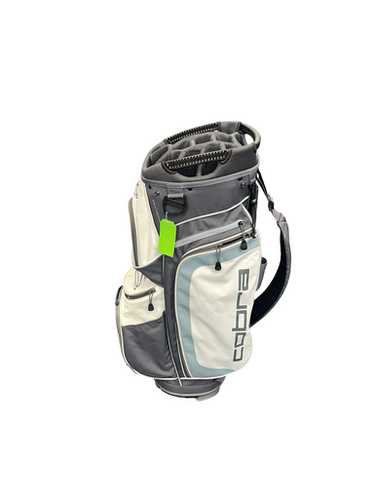 Used Cobra 14 WAY CART BAG Mens Cart Bag Grey 11682-S000123070