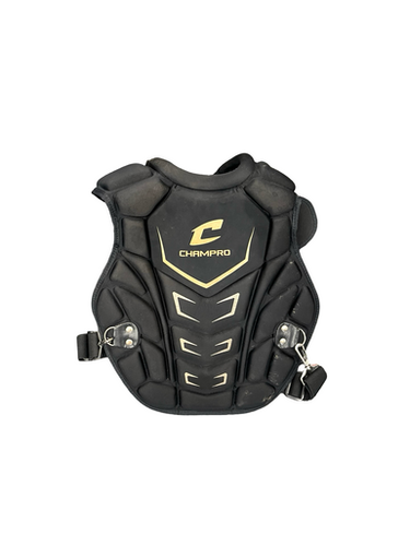 Used Champro CHAMPRO CHEST PROTECTOR Catchers Chest Protector Black Youth 11682-S000123055