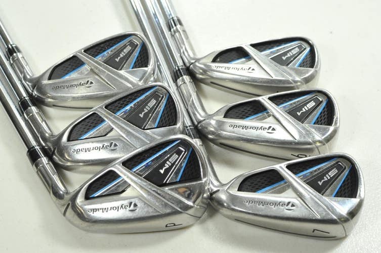 TaylorMade SIM Max 5-PW Iron Set Regular Flex Right NS Pro 850GH Steel # 202848