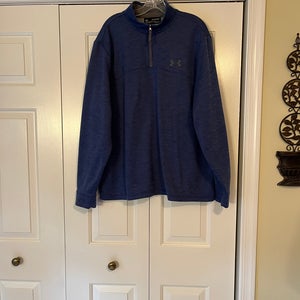Men’s XXL Under Armour 1/4 zip loose fit, fleece lined pullover sweatshirt