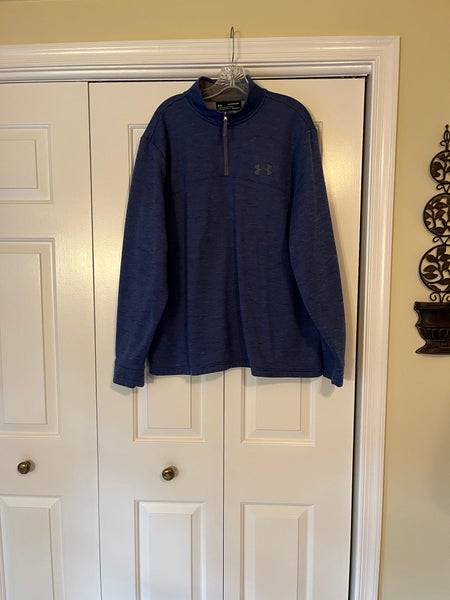 Men’s XXL Under Armour 1/4 zip loose fit, fleece lined pullover sweatshirt