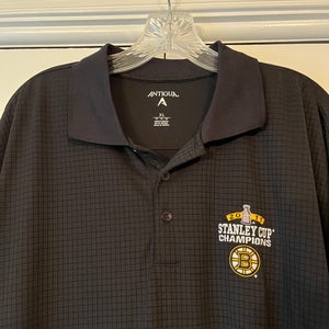 Men’s Antigua Boston Bruins 2011 Stanley Cup Champions XL polo shirt