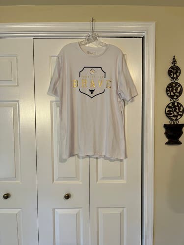 Men’s XL Under Armour Project Rock "Home of the Brave" tee shirt